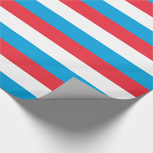 Papier Cadeau Drapeau du Luxembourg