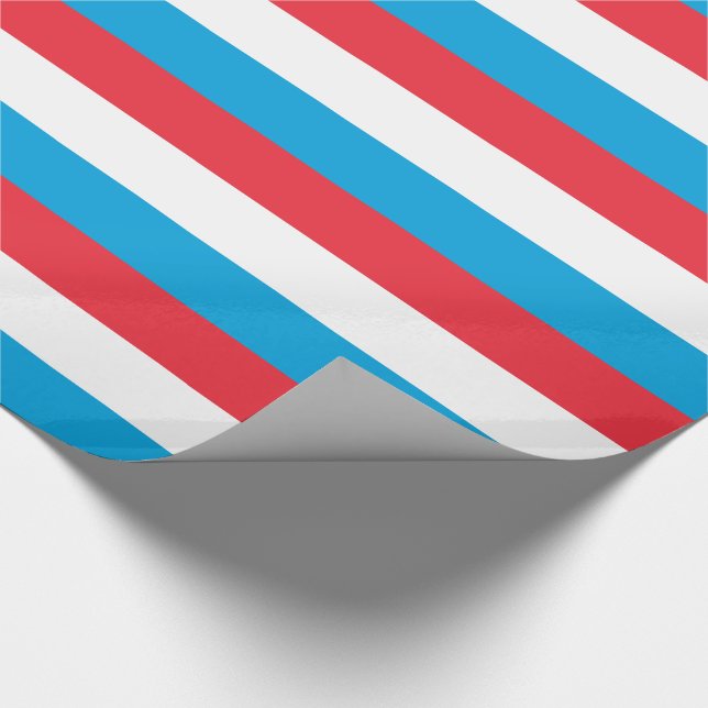 Papier Cadeau Drapeau du Luxembourg (Coin)