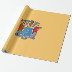 Papier Cadeau Drapeau du New Jersey