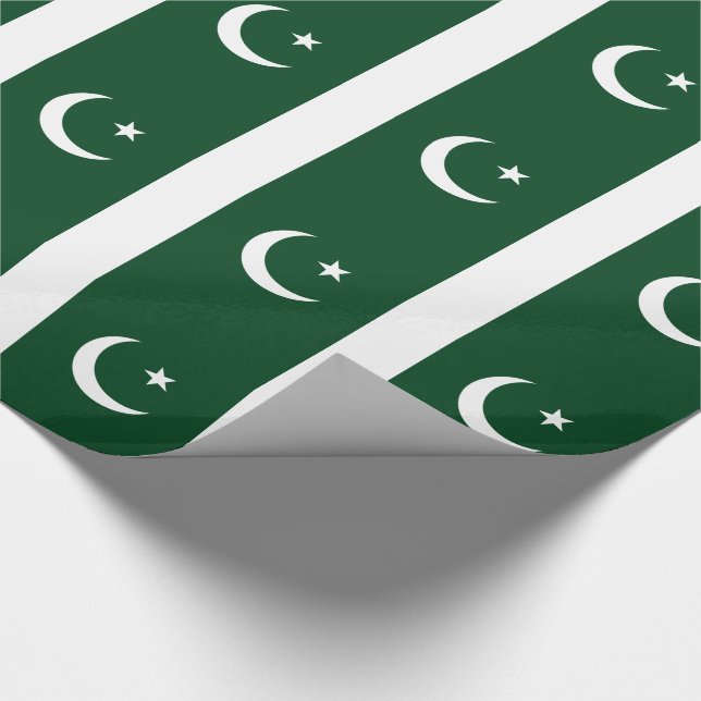 Papier Cadeau Drapeau du Pakistan (Coin)
