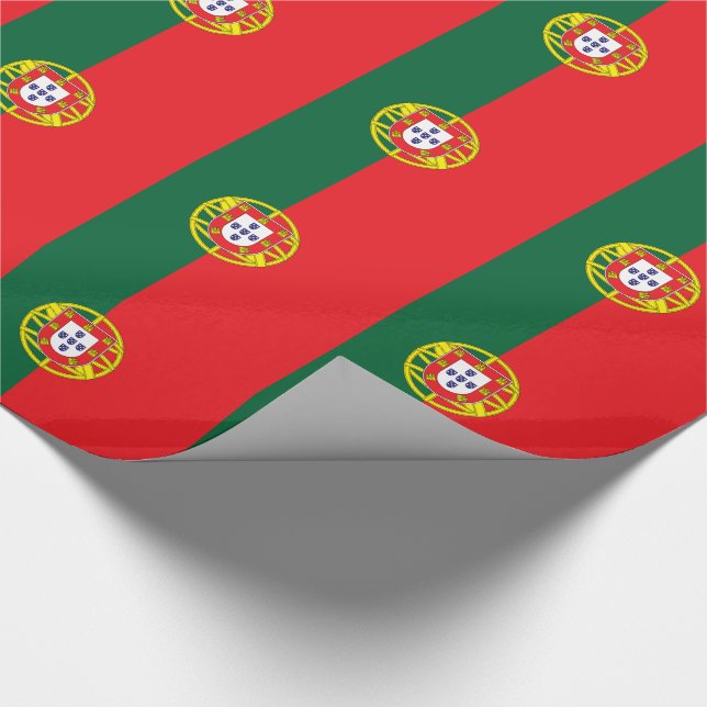 Papier Cadeau Drapeau du Portugal (Coin)
