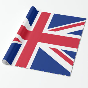 Papier Cadeau Drapeau d'Union Jack du R-U - version authentique