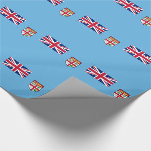 Papier Cadeau Drapeau Fidji