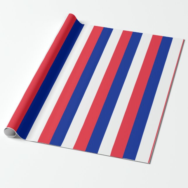 Papier Cadeau Drapeau français (Déroulé)