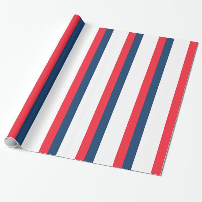 Papier Cadeau Drapeau français (Déroulé)