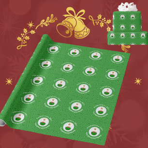 Papier Cadeau Drapeau gallois Ange de Noël personnalisé