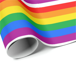 Papier Cadeau Drapeau Gay pride traditionnel