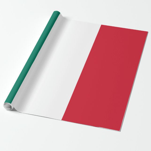 Papier Cadeau Drapeau italien Italia Il Tricolore (Déroulé)