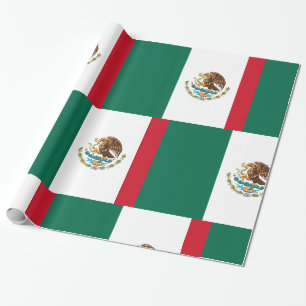 Papier Cadeau Drapeau Mexicain - Drapeau du Mexique