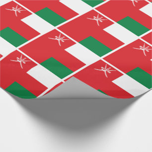 Papier Cadeau Drapeau Oman