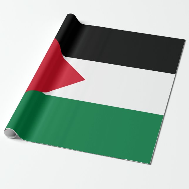 Papier Cadeau Drapeau palestinien (Palestine) (Déroulé)