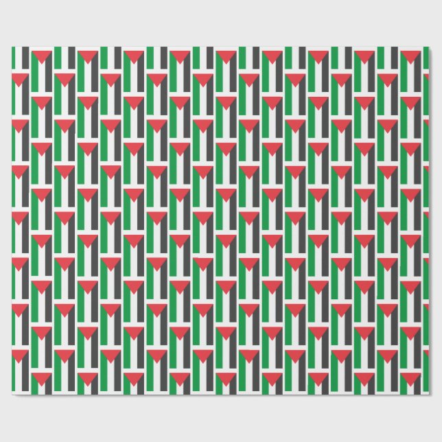Papier Cadeau Drapeau palestinien Palestine libre  (Plat)
