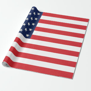 Papier Cadeau Drapeau patriotique américain
