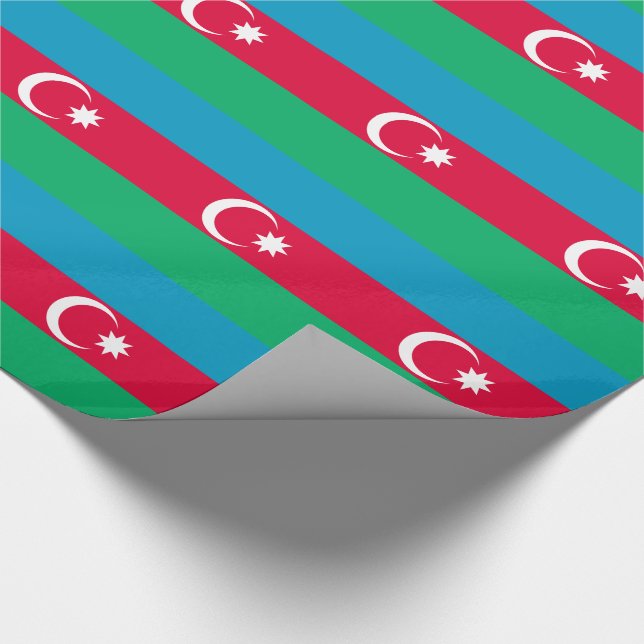 Papier Cadeau Drapeau patriotique azerbaïdjanais (Coin)