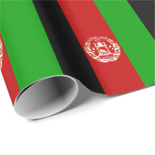 Papier Cadeau Drapeau patriotique de l'Afghanistan