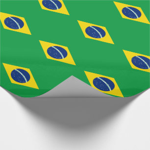 Papier Cadeau Drapeau patriotique du Brésil