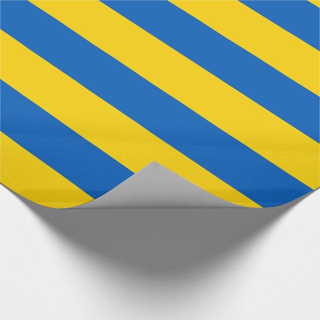 Papier Cadeau Drapeau patriotique ukrainien (Coin)