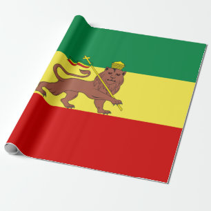 Papier Cadeau Drapeau rastafarien (Rastafarianisme) (Rasta)