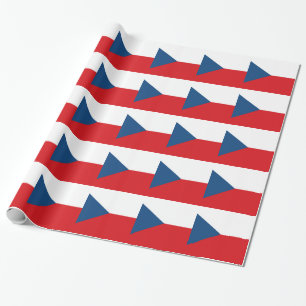 Papier Cadeau Drapeau République tchèque