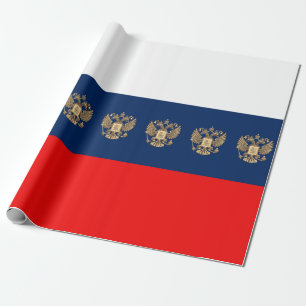 Papier Cadeau Drapeau russe