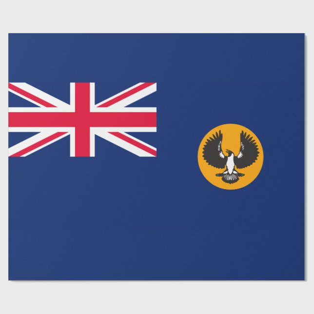 Papier Cadeau Drapeau sud-australien (État australien) (SA) (Plat)
