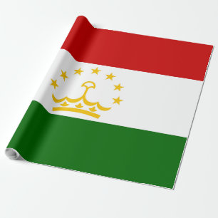 Papier Cadeau Drapeau Tadjikistan