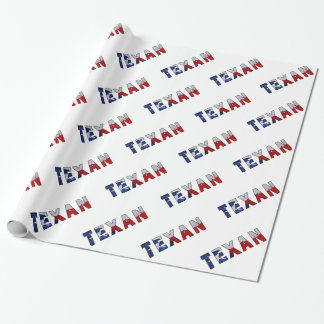 Papier Cadeau Drapeau texan