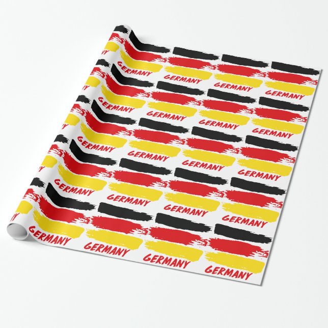 Papier Cadeau Drapeaux allemands (Déroulé)