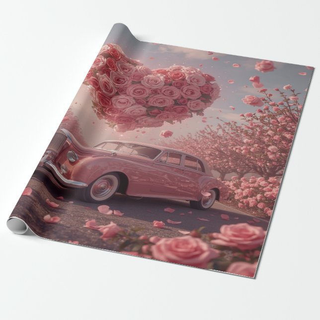 Papier Cadeau Drive into romance! This nostalgic and dreamy  (Déroulé)