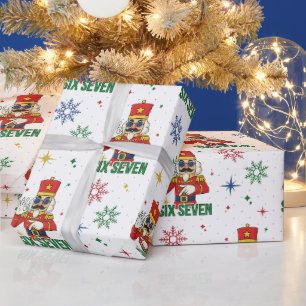 Papier Cadeau Drôle 67 6 7 Mème Xmas Casse-Noisette Noël Humour