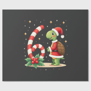 Papier Cadeau Drôle 67 Meme Tortue Noël PJm Hommes Femmes Famill