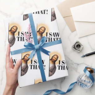 Papier Cadeau Drôle Citation De Jésus - J'Ai Vu Ça !