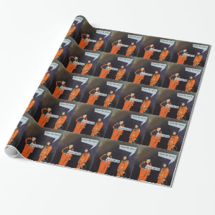 Papier Cadeau Drôle, j'ai besoin de mon espace