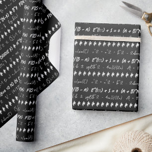 Papier Cadeau Drôle Math Formule cadeau pour Mathematicien