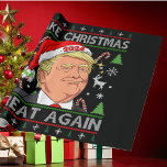 Papier Cadeau Drôle Trump 2024 Rendre la grandeur de Noël moche<br><div class="desc">Drôle Trump 2024 Rendre la grandeur de Noël moche</div>