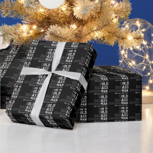 Papier Cadeau Drôle Vieux Dit Gag Cadeau Papa Fête des pères