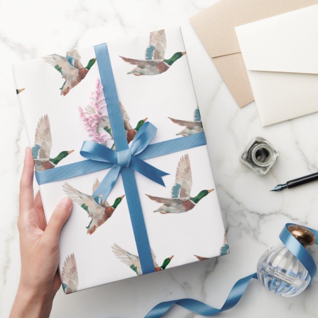 Papier Cadeau Duck Hunting Baby Shower (Cadeaux)