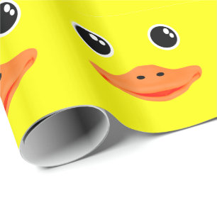 Papier Cadeau Ducky jaune