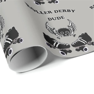 Papier Cadeau Dude de Roller Derby