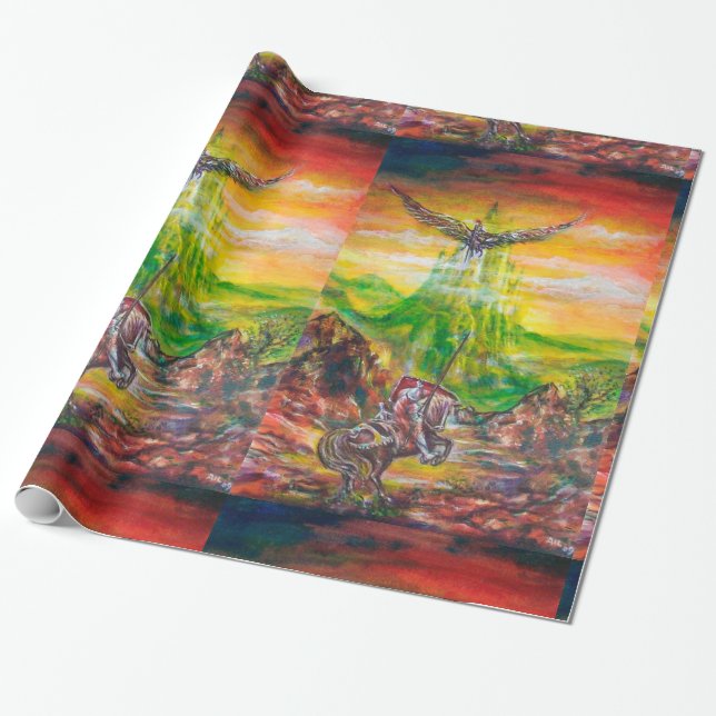 PAPIER CADEAU DUEL MAGIQUE ENTRE BRADAMANT ET NEGROMANCER (Déroulé)