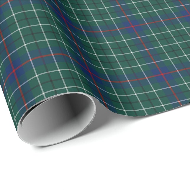 Papier Cadeau Duncan Clan Tartan (Coin rond)