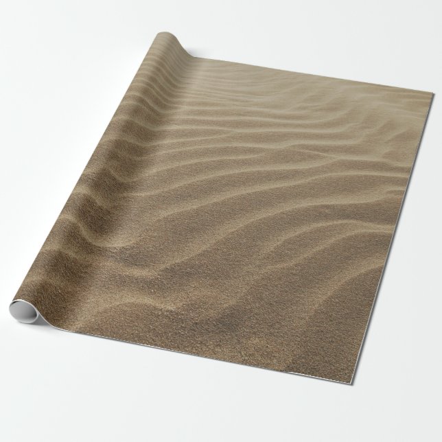 Papier Cadeau Dunes de sable le matin (Déroulé)