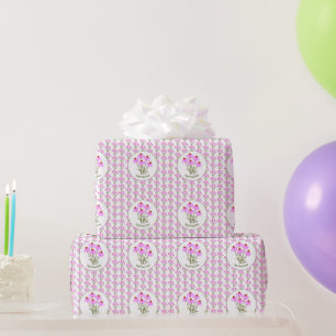 Papier Cadeau Échinacées pourpre