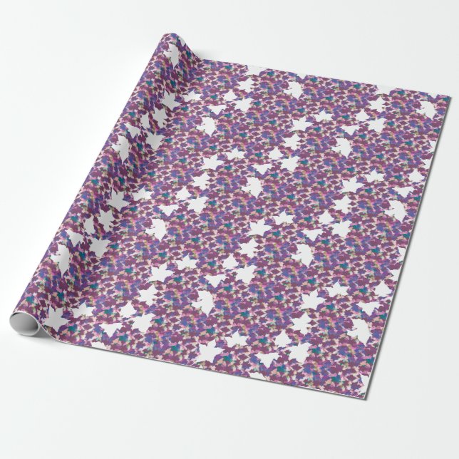 Papier Cadeau Échos de l'automne (Déroulé)