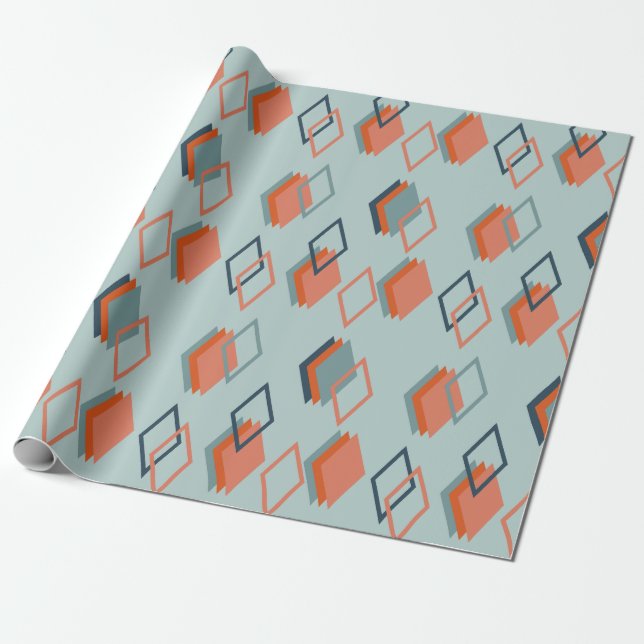 Papier Cadeau Échos diamant (Déroulé)