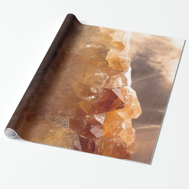 Papier Cadeau Éclat citrin (Déroulé)