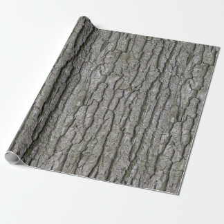 Papier Cadeau Écorce Rustique Faux Gris Sec