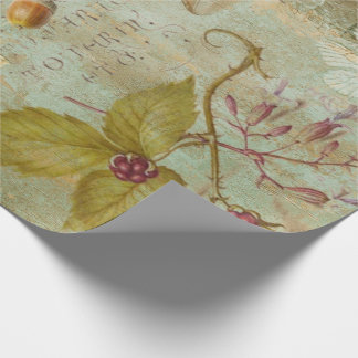 Papier Cadeau Écureuil, Chouette, Découpage de la faune de la fo