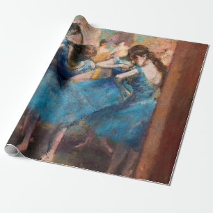 Papier Cadeau Edgar Degas - Danseuses en bleu