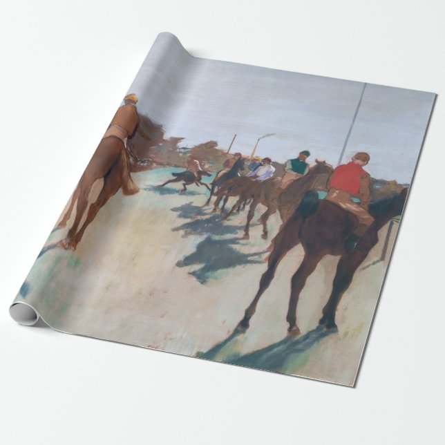 Papier Cadeau Edgar Degas - Le Défilé (Déroulé)